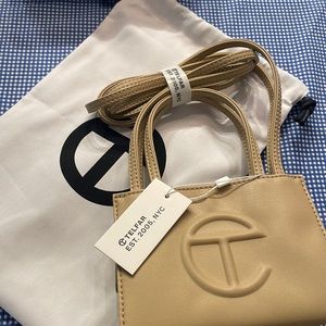Telfar Cream small bag NWT